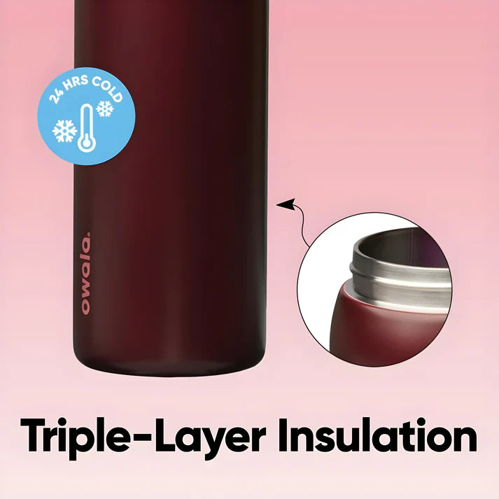 Black Cherry 32oz Freesip Bottle